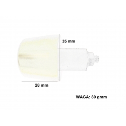 KOŃCÓWKA CIĘŻAREK KIEROWNICY 7/8 CALA fi 22mm