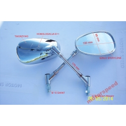 LUSTERKA YAMAHA XVS 650 1100 V DRAG STAR