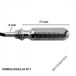 KIERUNKOWSKAZY LED CHROM HOMOLOGACJA