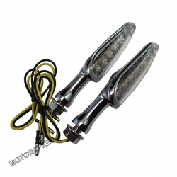 KIERUNKOWSKAZY LED CHROM HOMOLOGACJA PARA